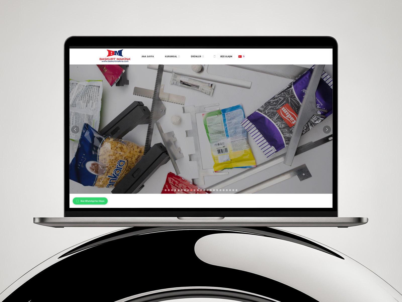 Başkurt Makina web sitesi