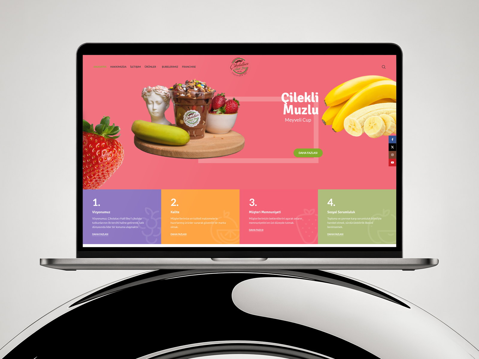 Çikolatacı Halil Bey web sitesi