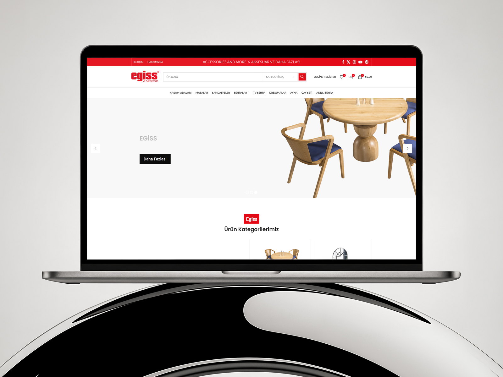 Egiss Premium web sitesi