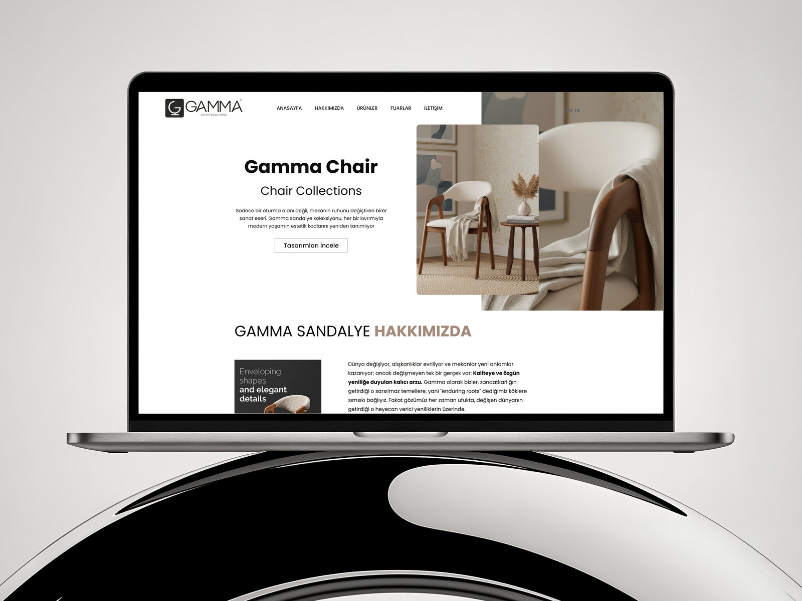 Gamma Sandalye web sitesi