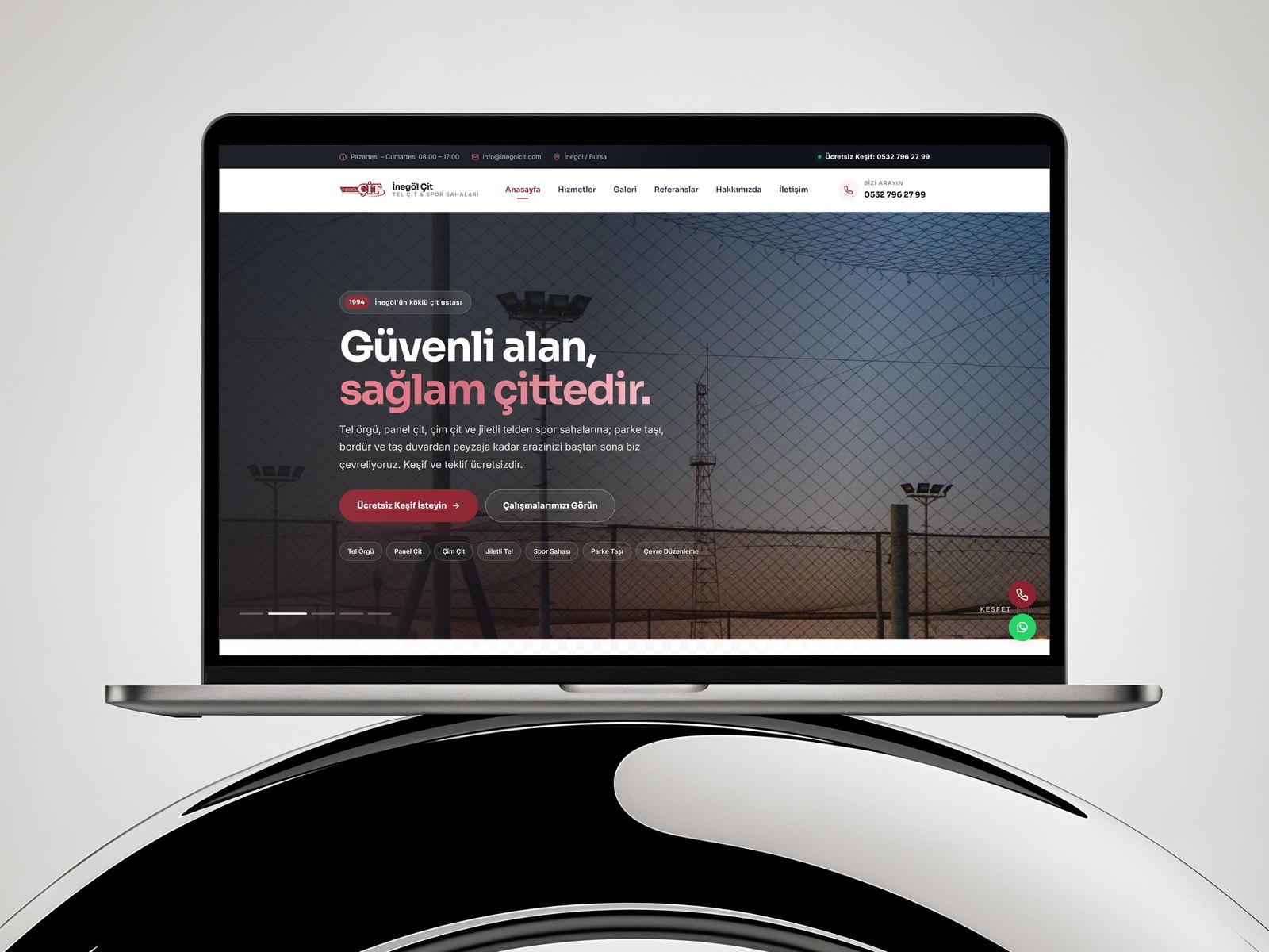 İnegöl Çit web sitesi