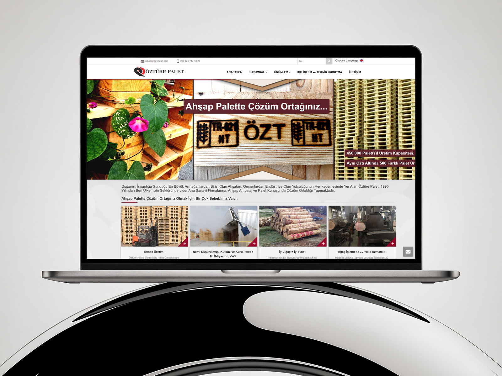 Öztüre Palet web sitesi