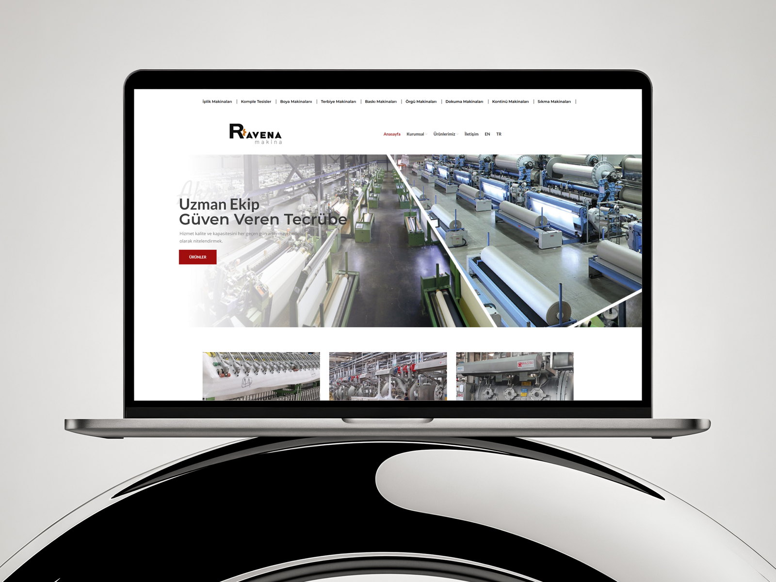 Ravena Makina web sitesi